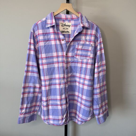 Cakeworthy Disney Cinderella Fairy Godmother Flannel Shirt 2X - Picture 3 of 12